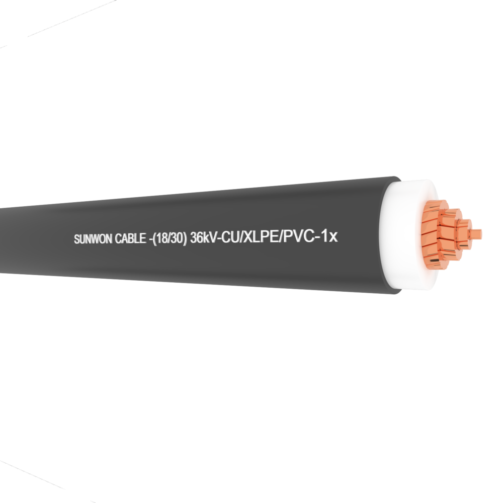 Cáp đồng trung thế SUNWON- 18/30 (36) kV- CXV 1x