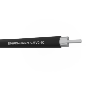 Cáp nhôm bọc 1 lõi dẫn SUNWON-450/750V-AL/PVC hoặc AL/XLPE 7 sợi
