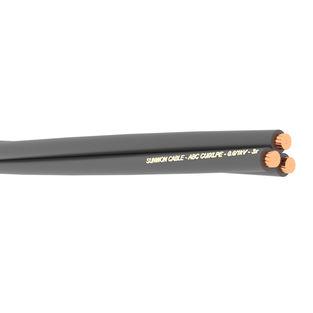 Cáp đồng vặn xoắn hạ thế 3 lõi SUNWON- 0.6/1kV- ABC 3x 19 sợi