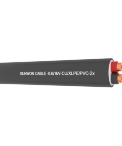 Cáp đồng bọc hạ thế 2 lõi SUNWON- 0.6/1kV- CXV 2x