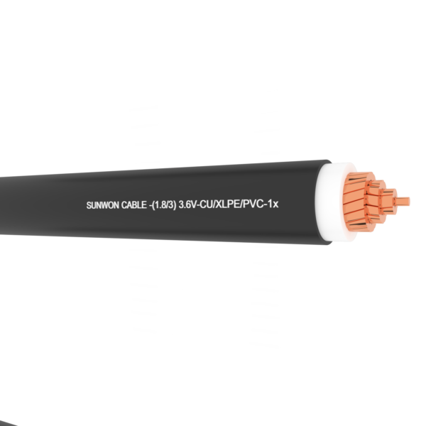 Cáp đồng trung thế SUNWON- 1.8/3 (3.6) kV- CXV 1x