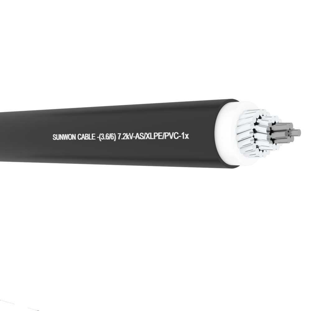 Cáp nhôm lõi thép trung thế SUNWON- 3.6/6 (7.2) kV- ASXV 1x