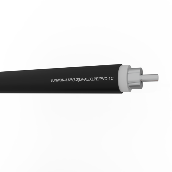 Cáp nhôm 1 lõi dẫn SUNWON- 3.6/6 (7.2)kV-AL/XLPE/PVC 7 sợi