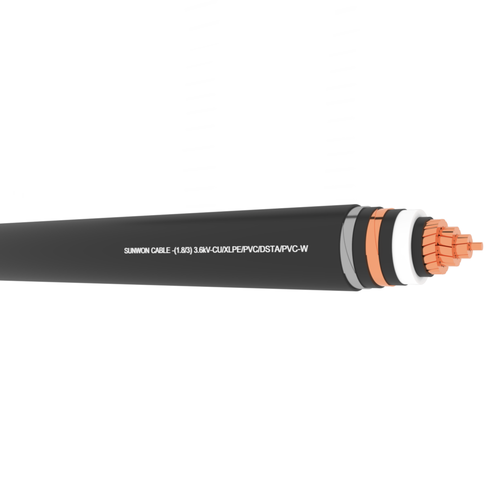 Cáp đồng ngầm trung thế SUNWON- 1.8/3 (3.6) kV- CXSV 1x