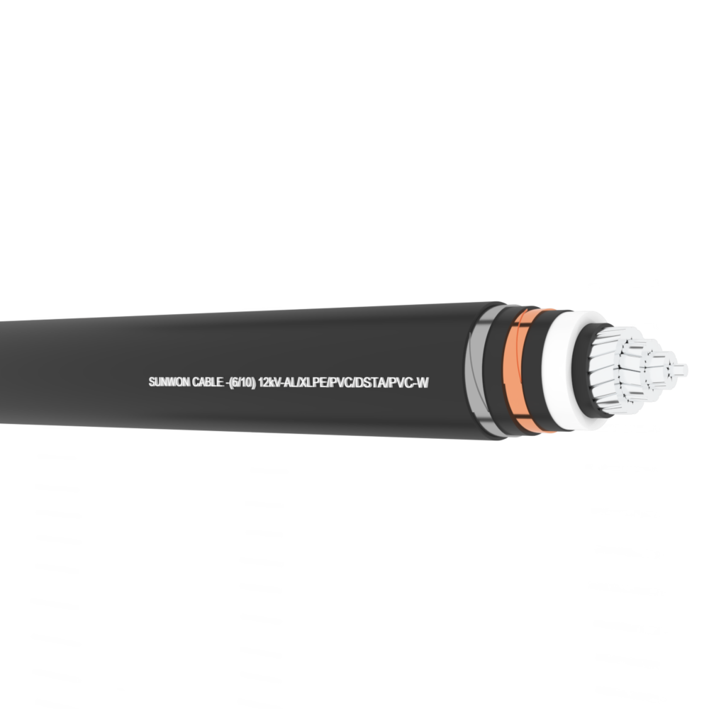 Cáp nhôm ngầm trung thế SUNWON- 6/10 (12) kV- AXSV 1x