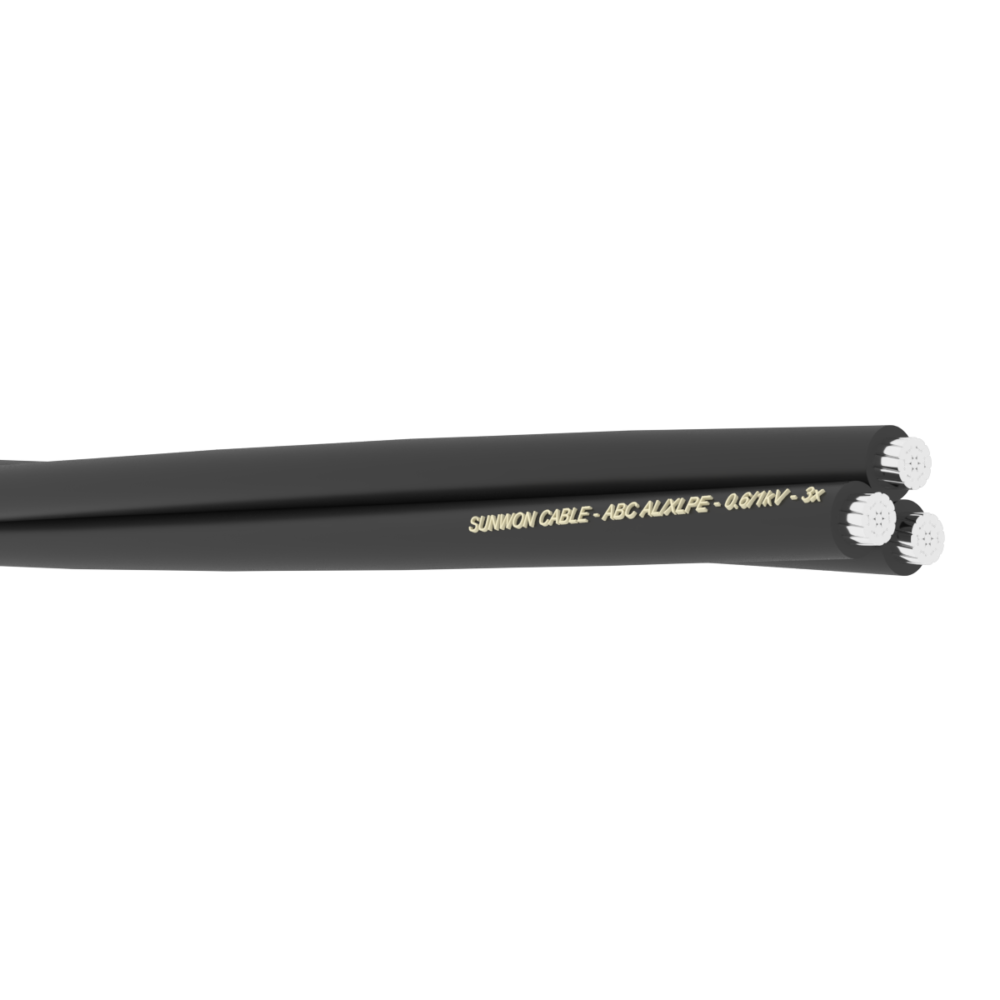 Cáp nhôm vặn xoắn hạ thế 3 lõi SUNWON- 0.6/1kV- ABC 3x 2