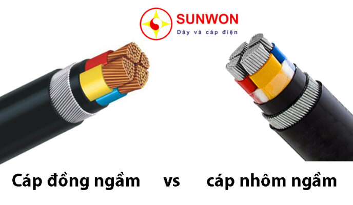 Cáp đồng ngầm so với cáp nhôm ngầm