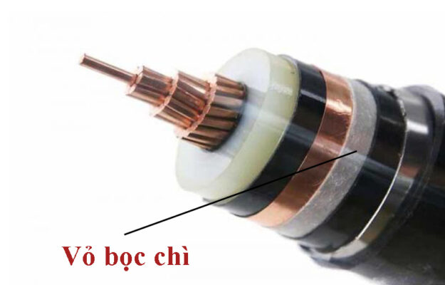 cáp vỏ bọc chì