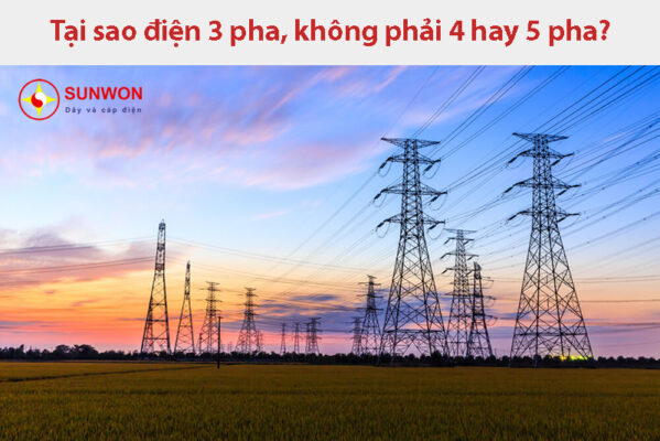 điện 3 pha, không phải 4 hay 5 pha