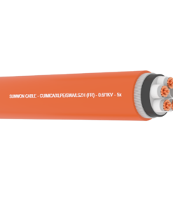 Cáp chống cháy bọcs giáp sợi SUNWON 0.6 1kV FR-PVC SWA (AWA) 5x 3