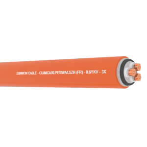 Cáp chống cháy, có giáp SUNWON - 0.61kV SWA(AWA) FR-PVC 3x 1