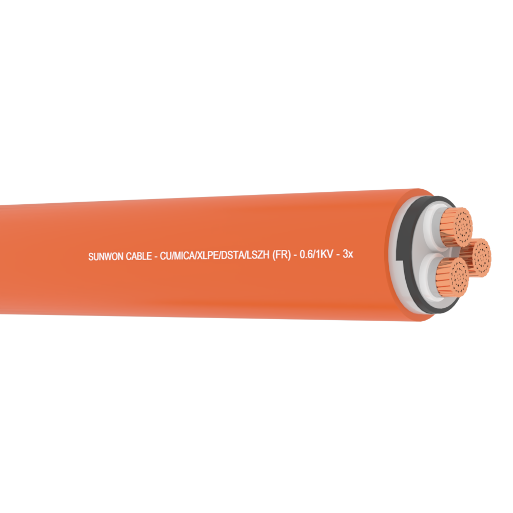 Cáp chống cháy, giáp băng thép SUNWON 0.61kV DSTAFR-PVC 3x 37 sợi (4)