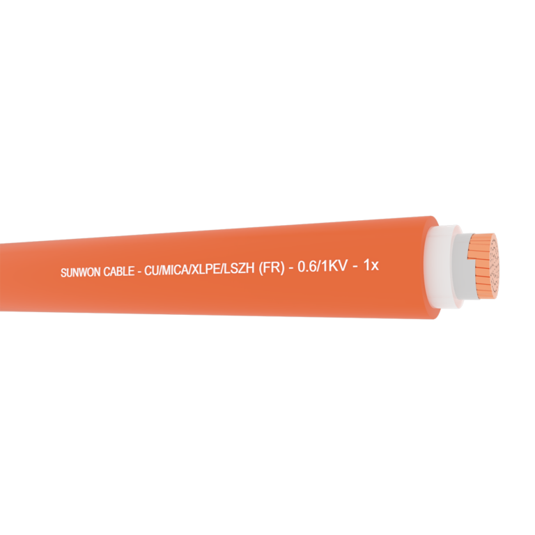 Cáp chống cháy, không giáp SUNWON - 0.61kV FR-PVC 1x 61 sợi (1)