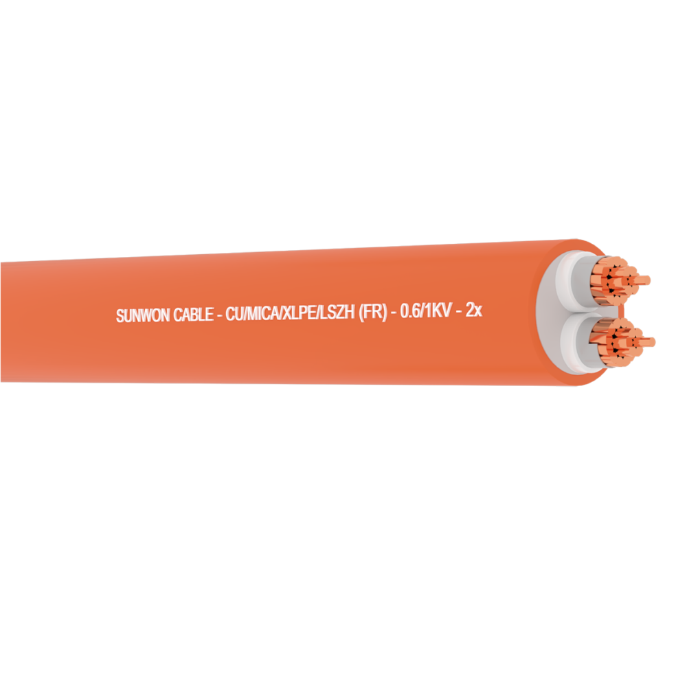 Cáp chống cháy, không giáp SUNWON - 0.61kV FR-PVC 2x 19 sợi (2)