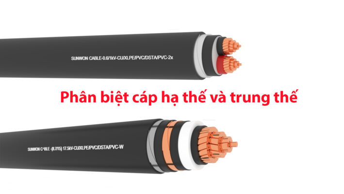 Phân biệt cáp trung thế và hạ thế