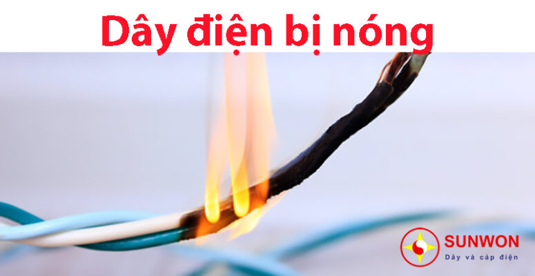 dây điện bị nóng