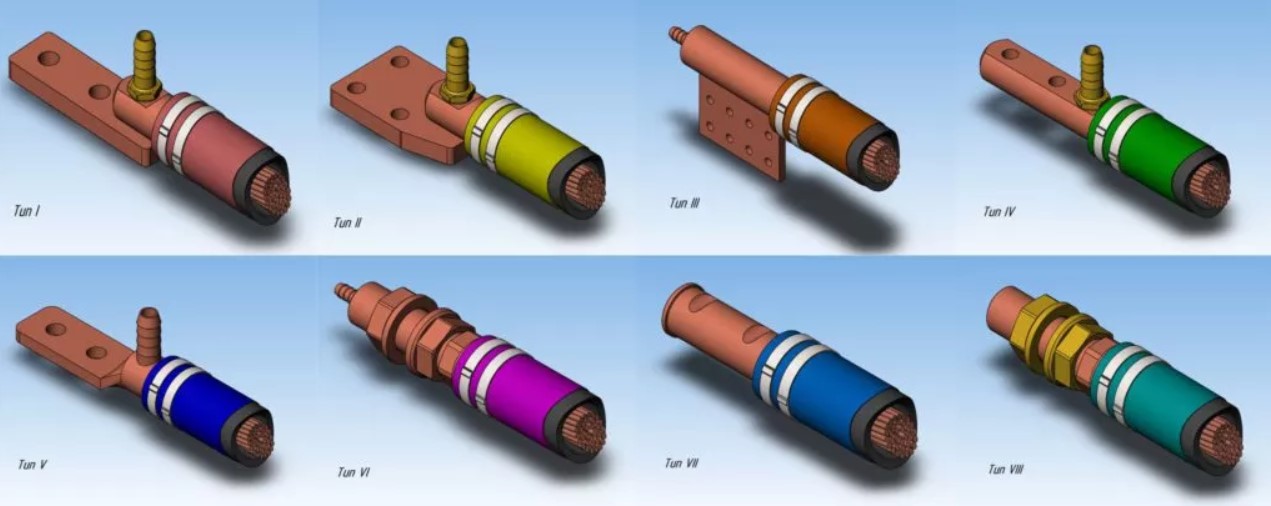 cáp điện tản nhiệt nước cho lò hồ quang